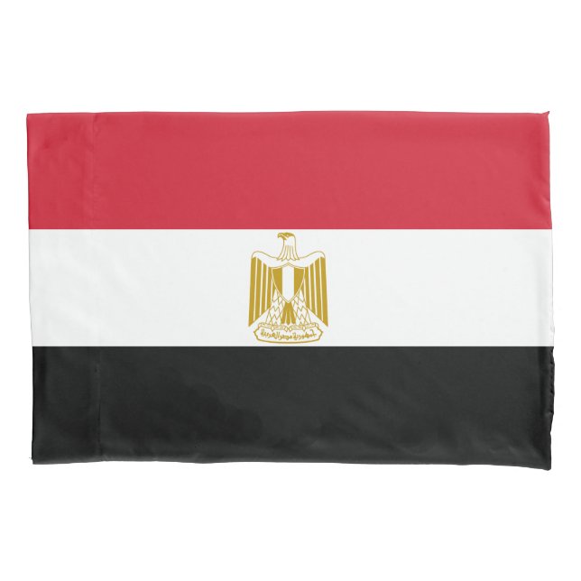 Funda De Cojín Bandera de Egipto (Anverso)