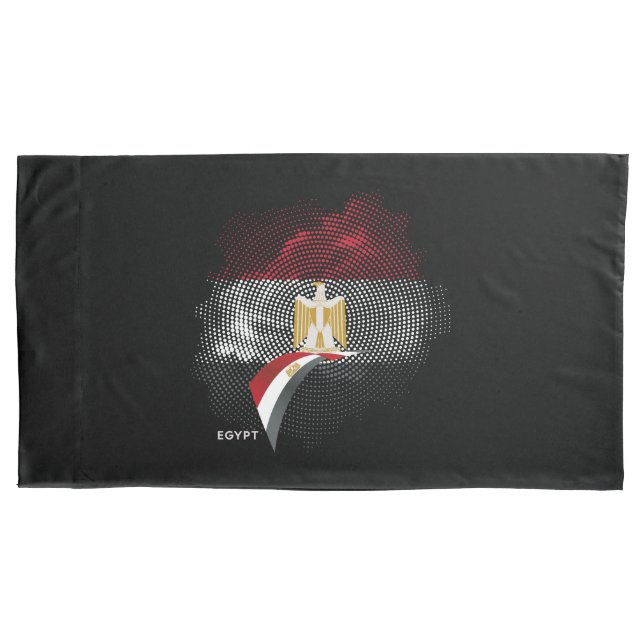 Funda De Cojín bandera de Egipto (Anverso)