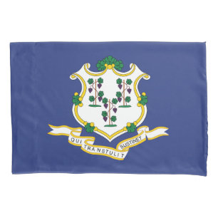 Funda De Cojín Bandera de estado de Connecticut