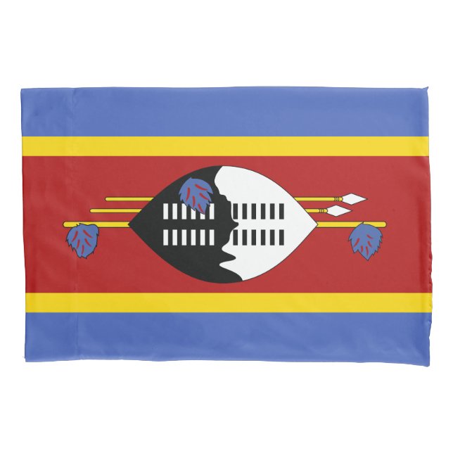 Funda De Cojín Bandera de Eswatini (Anverso)
