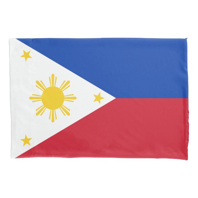 Funda De Cojín Bandera de Filipinas (Anverso)