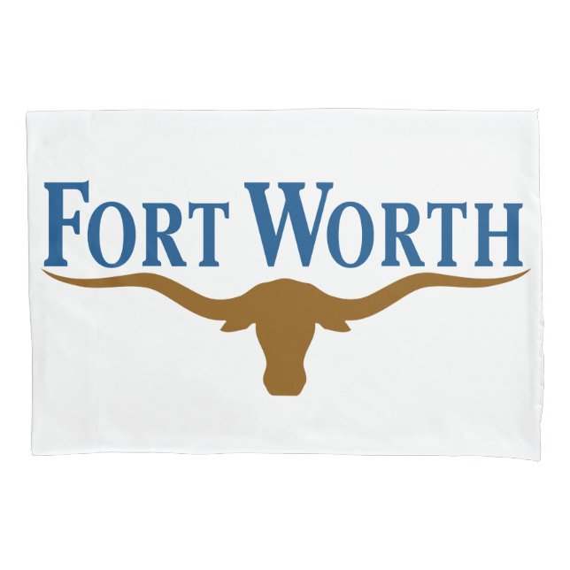 Funda De Cojín Bandera de Fort Worth (Texas) (Anverso)