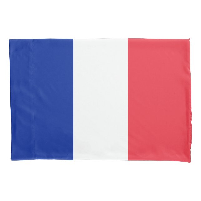 Funda De Cojín Bandera de Francia (Anverso)