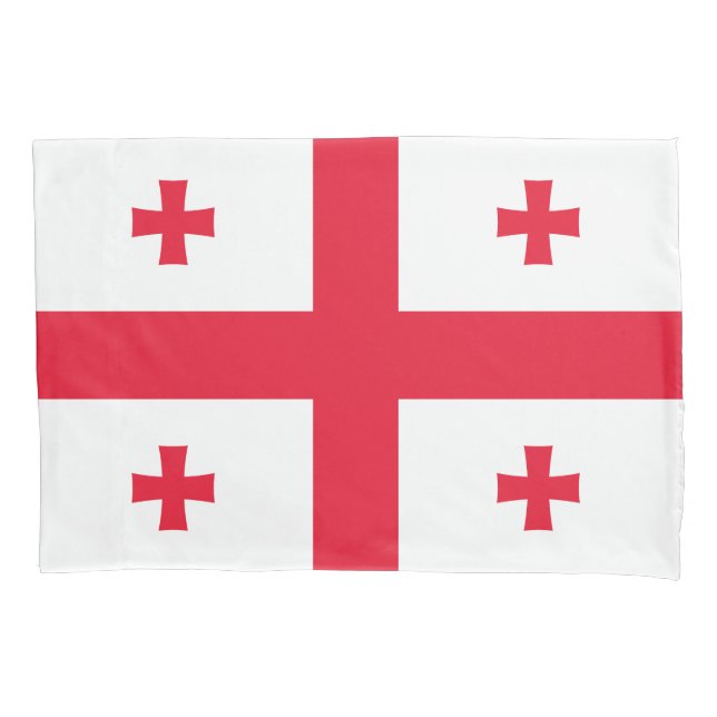 Funda De Cojín Bandera de Georgia (Anverso)