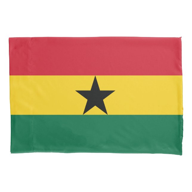 Funda De Cojín Bandera de Ghana (Anverso)