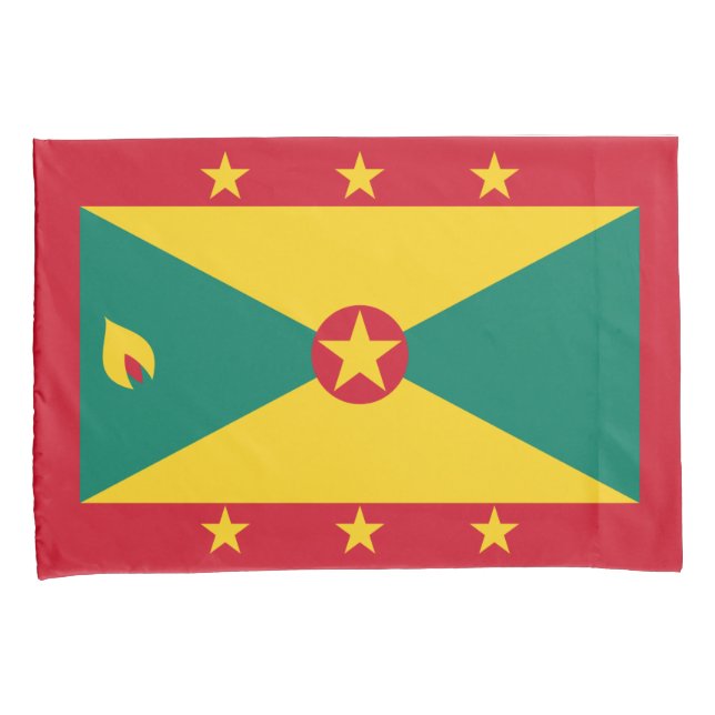 Funda De Cojín Bandera de Granada (Anverso-Derecho)