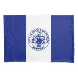 Funda De Cojín Bandera de Grand Rapids (Michigan City)
