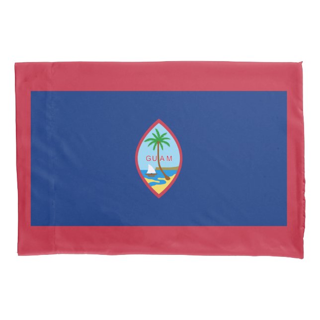 Funda De Cojín Bandera de Guam (Anverso-izquierdo)