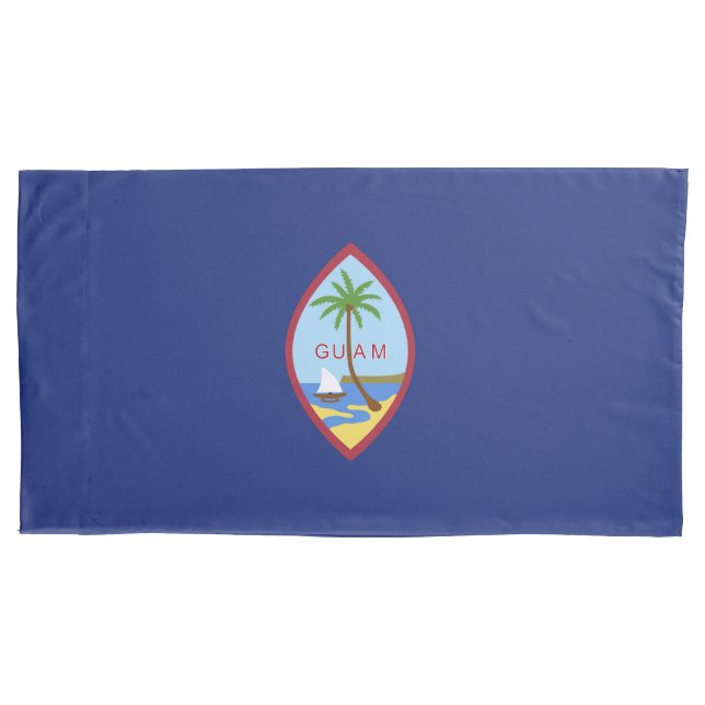 Funda De Cojín Bandera de Guam (Anverso)