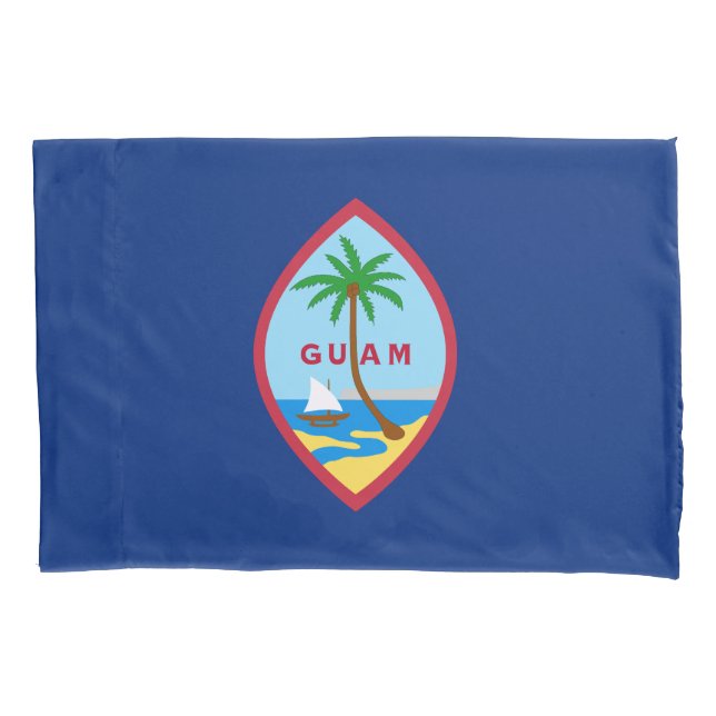 Funda De Cojín Bandera de Guam (Anverso)