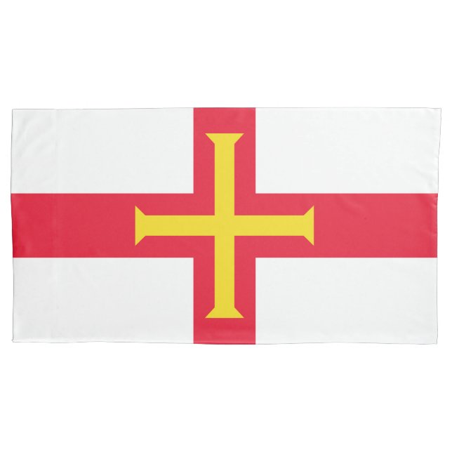 Funda De Cojín Bandera de Guernsey (Anverso)