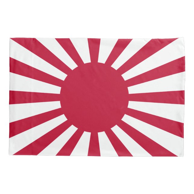 Funda De Cojín Bandera de guerra imperial de Japón (Reverso)