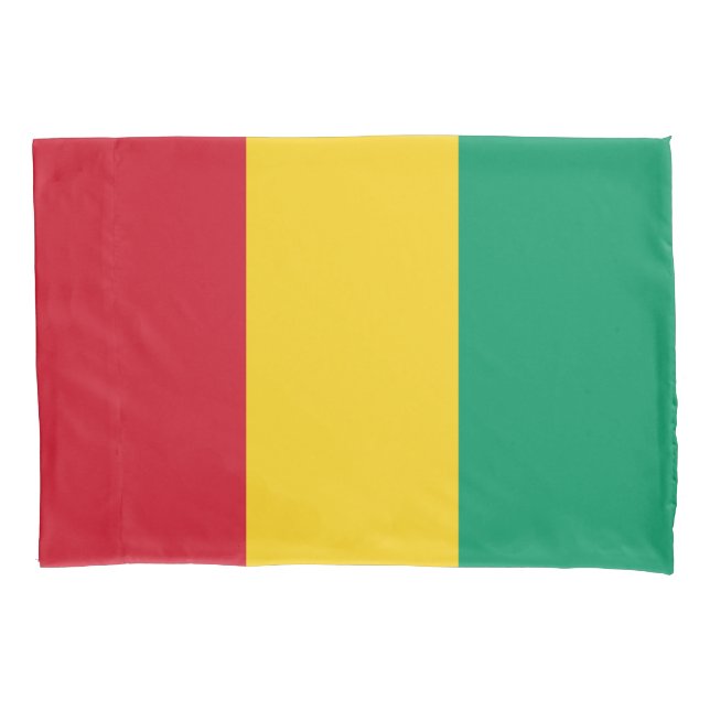 Funda De Cojín Bandera de Guinea (Anverso)