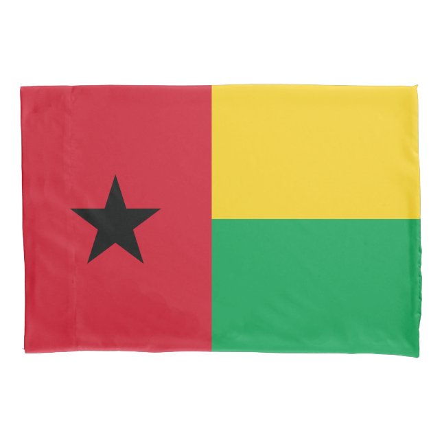 Funda De Cojín Bandera de Guinea Bissau (Anverso)