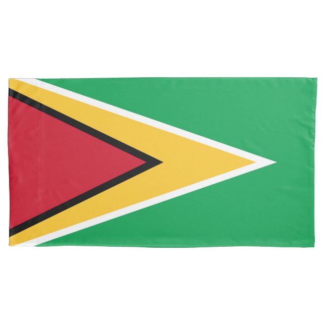 Funda De Cojín Bandera de Guyana (Anverso)