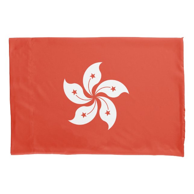 Funda De Cojín Bandera de Hong Kong (Anverso)
