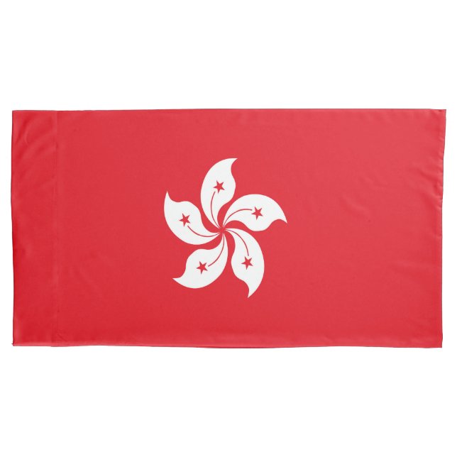 Funda De Cojín Bandera de Hong Kong (Anverso)