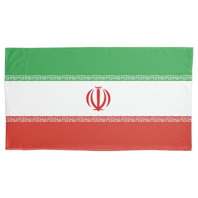 Funda De Cojín Bandera de Irán (Anverso)