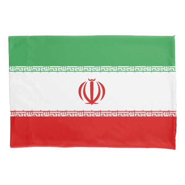 Funda De Cojín Bandera de Irán (Anverso)