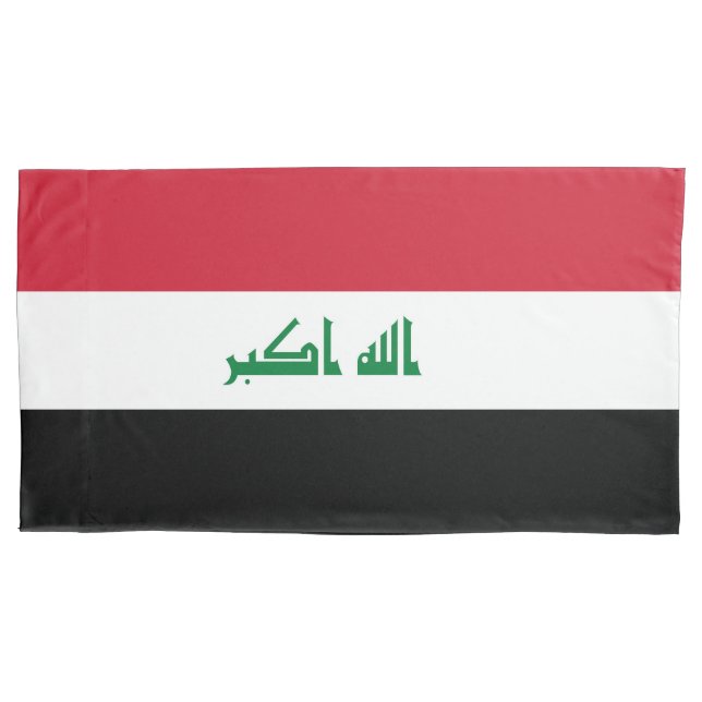 Funda De Cojín Bandera de Iraq (Anverso)