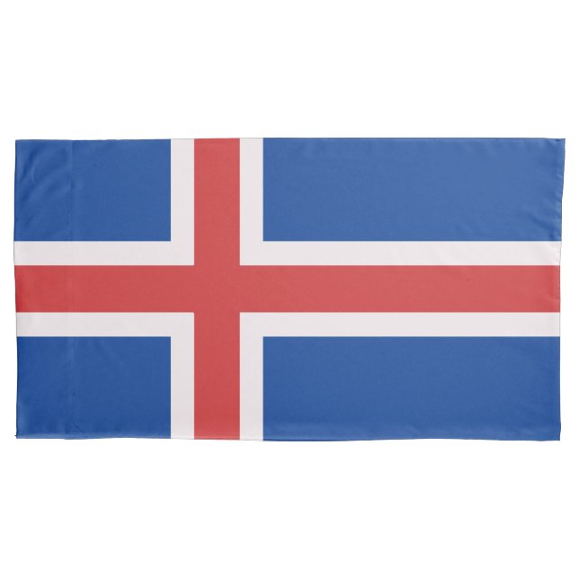 Funda De Cojín Bandera de Islandia (Anverso)