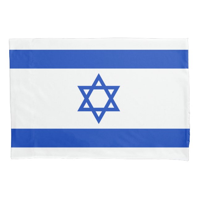 Funda De Cojín Bandera de Israel (Anverso)