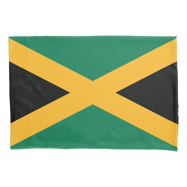 Funda De Cojín Bandera de Jamaica (Anverso)