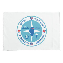 Funda De Cojín Bandera de Joliet (Illinois)