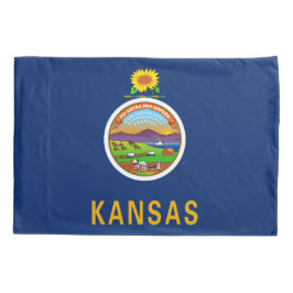 Funda De Cojín Bandera de Kansas