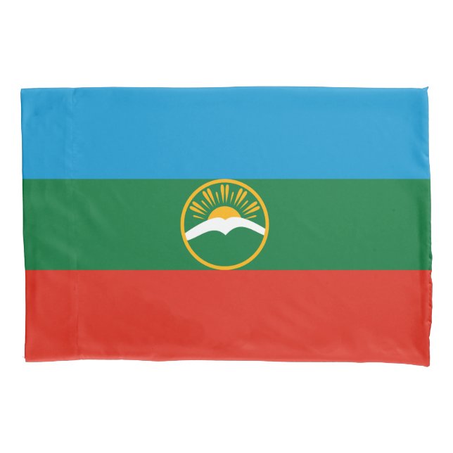 Funda De Cojín Bandera de Karachay Cherkessia (Anverso)