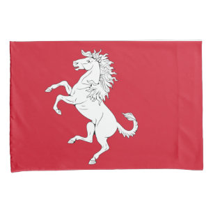 Funda De Cojín Bandera de Kent (caballo blanco) (condado de Ingla