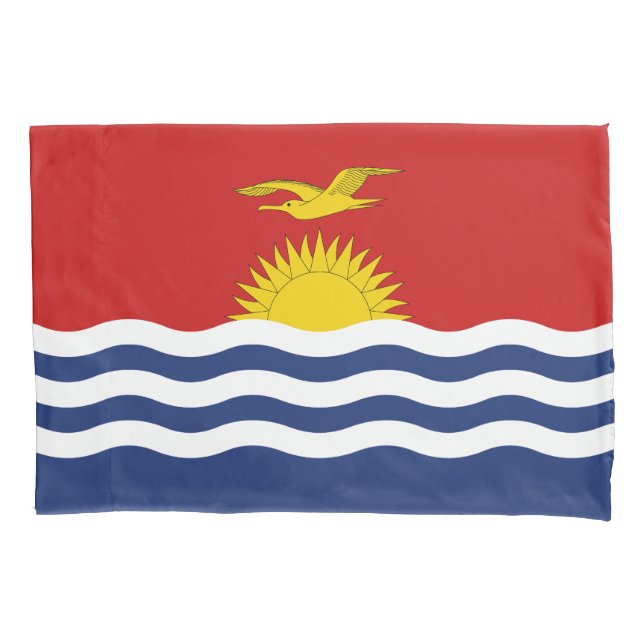 Funda De Cojín Bandera de Kiribati (Anverso)