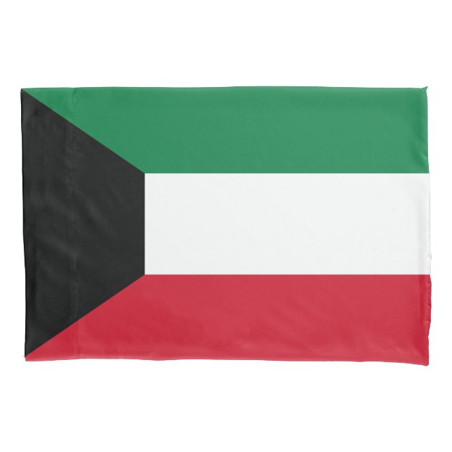 Funda De Cojín Bandera de Kuwait (Anverso-izquierdo)