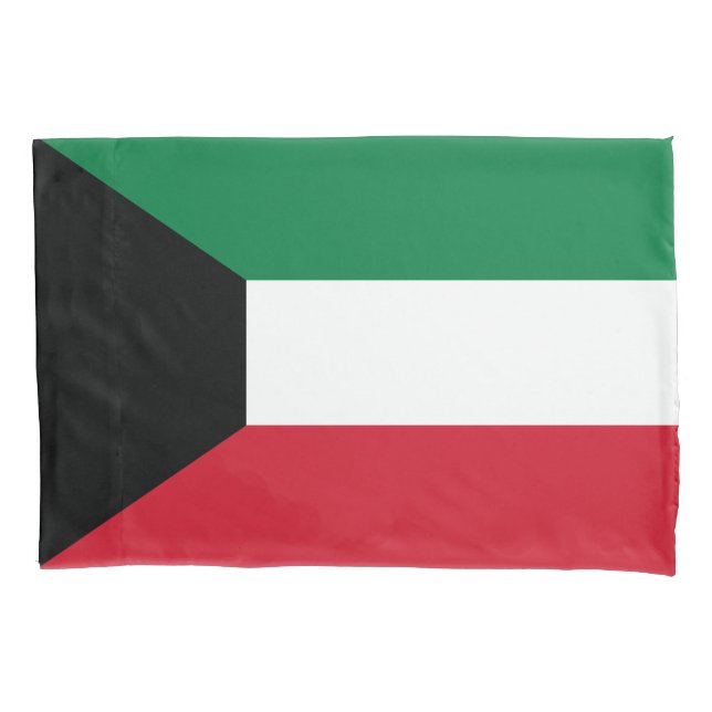 Funda De Cojín Bandera de Kuwait (Anverso)