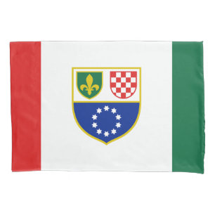 Funda De Cojín Bandera de la Federación de Bosnia-Herzegovina