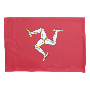 Funda De Cojín Bandera de la Isla de Man