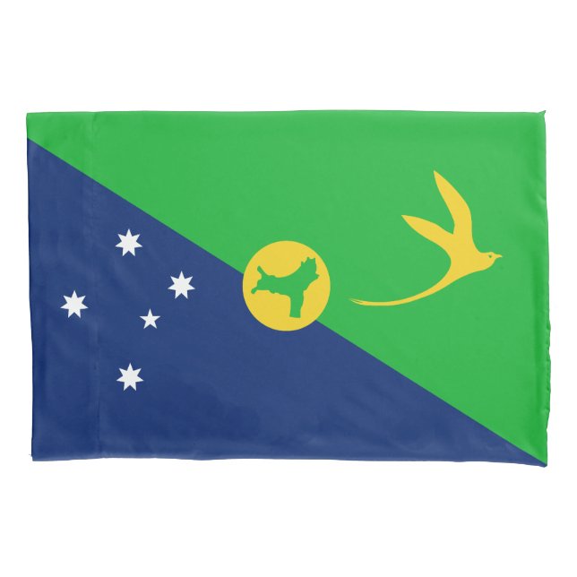 Funda De Cojín Bandera de la Isla de Navidad (Anverso)