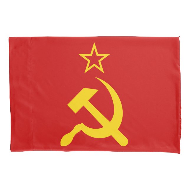 Funda De Cojín Bandera de la URSS - Bandera de la Unión Soviética (Anverso)