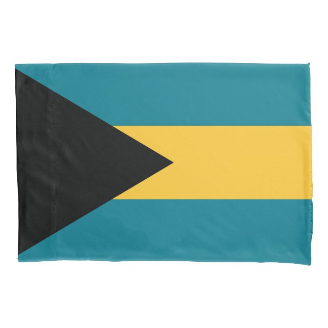 Funda De Cojín Bandera de las Bahamas (Anverso)