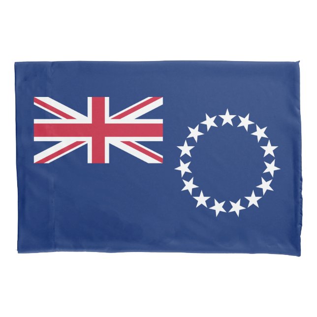 Funda De Cojín Bandera de las Islas Cook (Anverso)