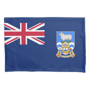Funda De Cojín Bandera de las Islas Falkland (Territorio Británic