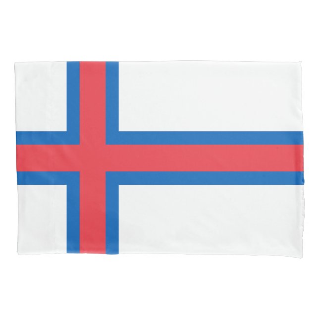Funda De Cojín Bandera de las Islas Feroe (Anverso)