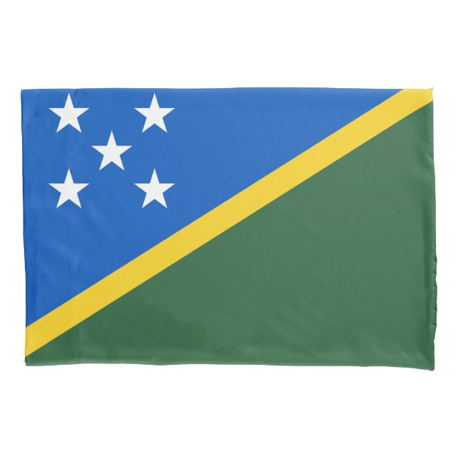 Funda De Cojín Bandera de las Islas Salomón (Anverso)