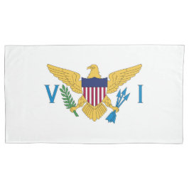 Funda De Cojín Bandera de las Islas Vírgenes de Estados Unidos
