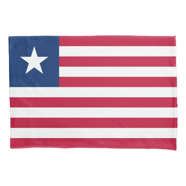 Funda De Cojín Bandera de Liberia (Anverso)
