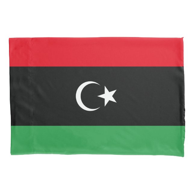 Funda De Cojín Bandera de Libia (Anverso)