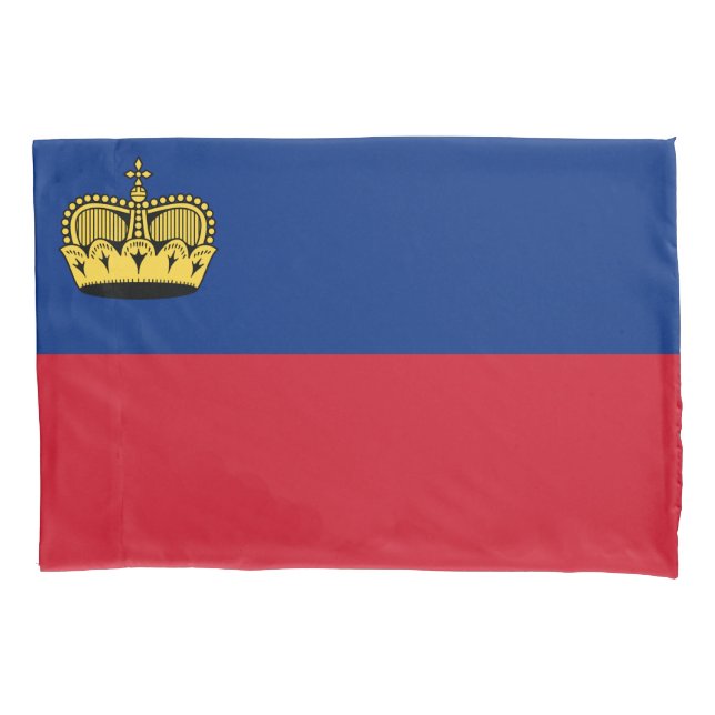 Funda De Cojín Bandera de Liechtenstein (Anverso)