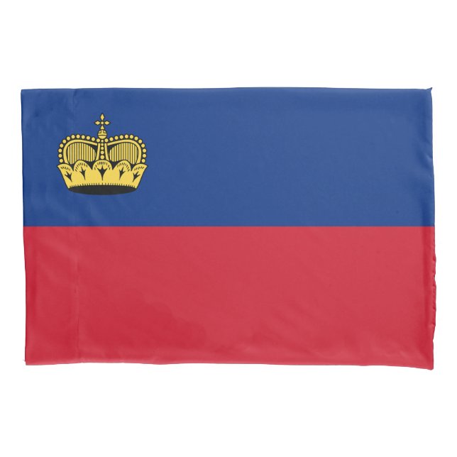 Funda De Cojín Bandera de Liechtenstein (Anverso)