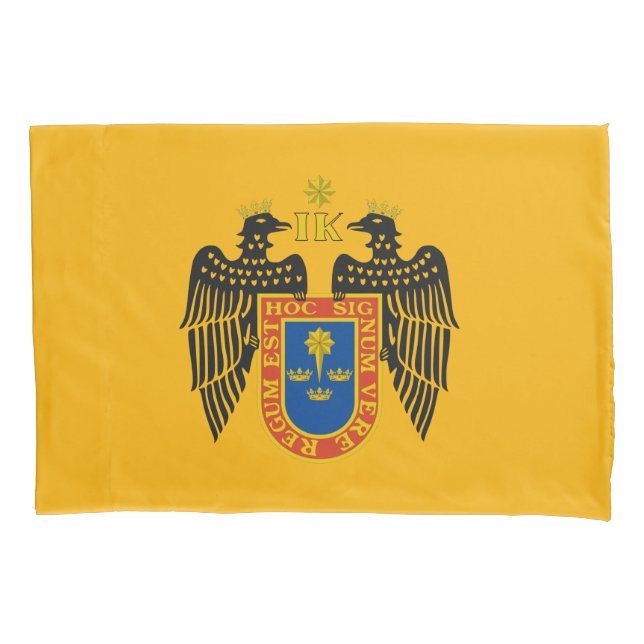 Funda De Cojín Bandera de Lima (Perú) (Anverso-izquierdo)