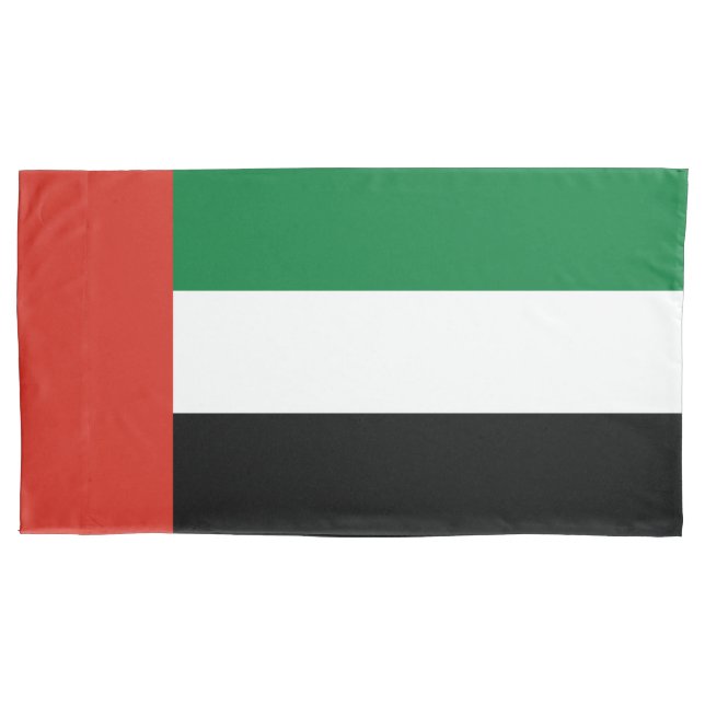 Funda De Cojín Bandera de los Emiratos Árabes Unidos (Anverso)